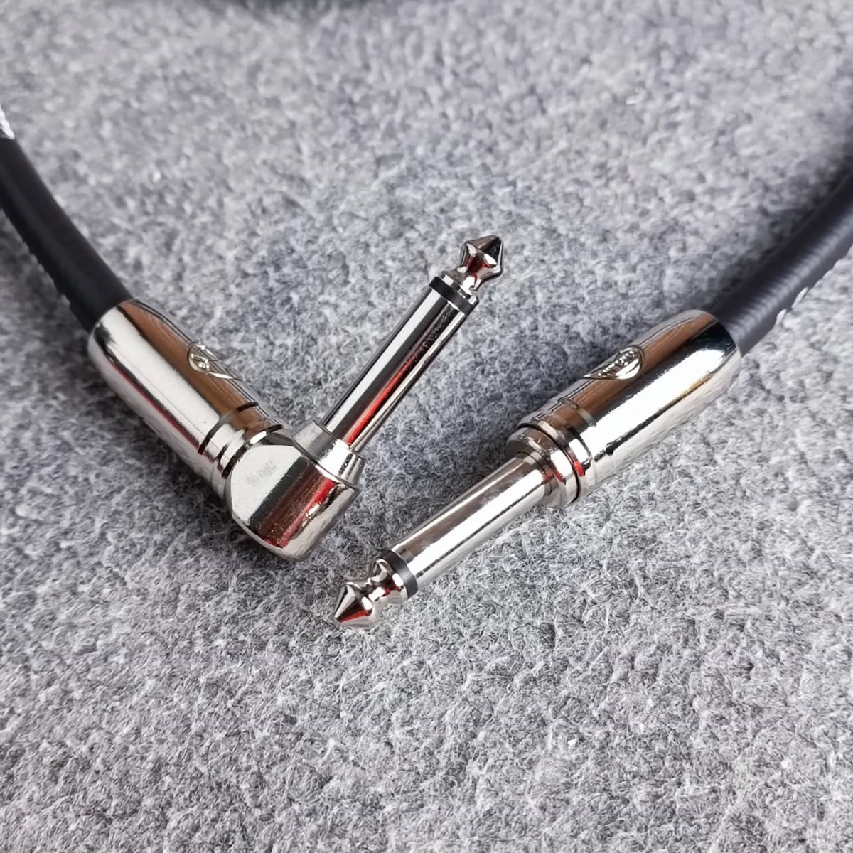 6เมตร(1เส้น) KIRLIN IWCC-202PN สายกีต้าร์6เมตร ตรง+งอ มีให้เลือก 4สี สีส้ม / ม่วง / ดำ / น้ำเงิน สายแจ็คกีต้าร์ แบบถัก 20awg สายไมค์หัวท้าย สายสัญญาณสำเร็จรูป เอไอ-ไพศาล สีส้ม