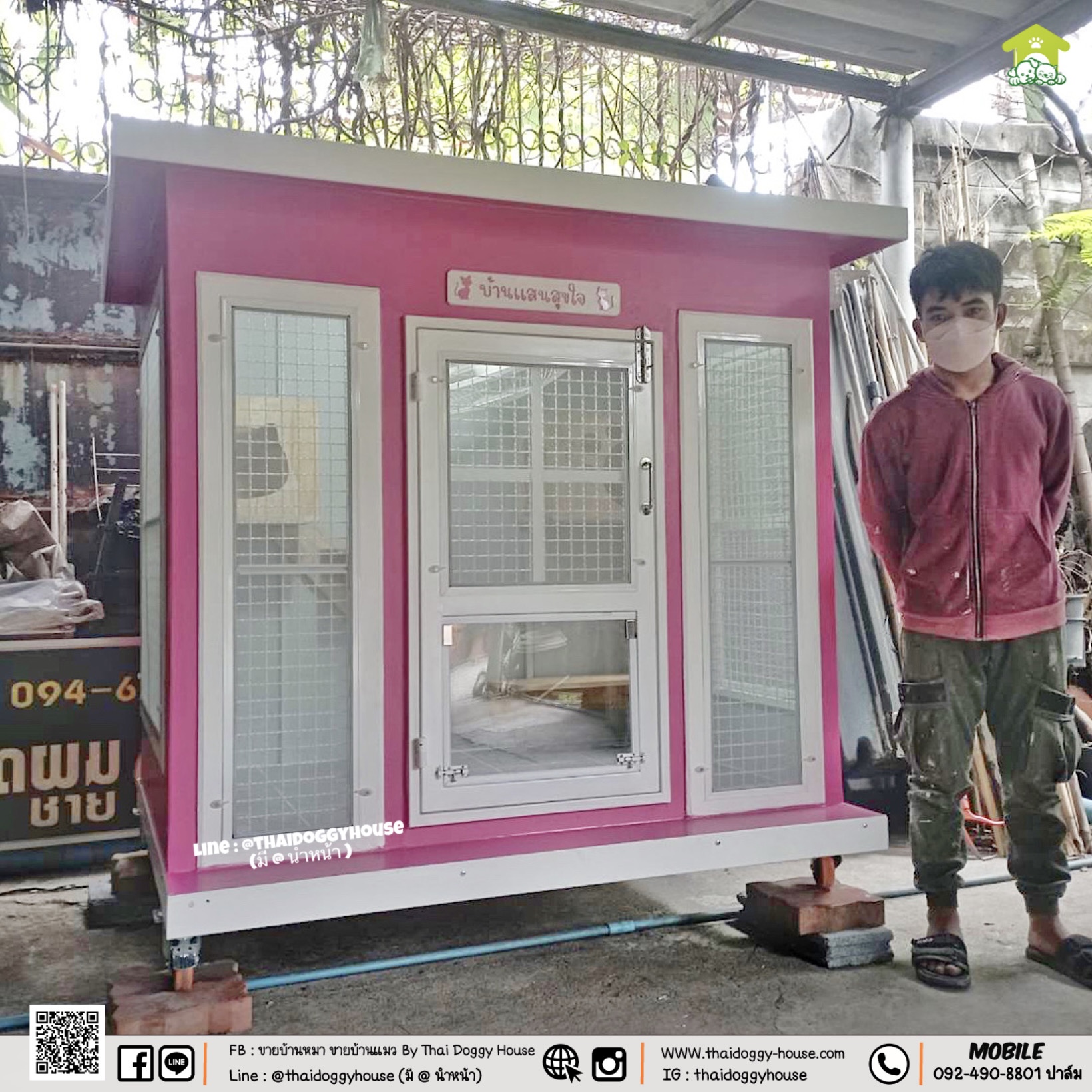 🏡 บ้านหมา บ้านแมว " 𝐁𝐎𝐗 𝐒𝐓𝐘𝐋𝐄 𝐁𝐘 𝐓𝐇𝐀𝐈 𝐃𝐎𝐆𝐆𝐘 𝐇𝐎𝐔𝐒𝐄