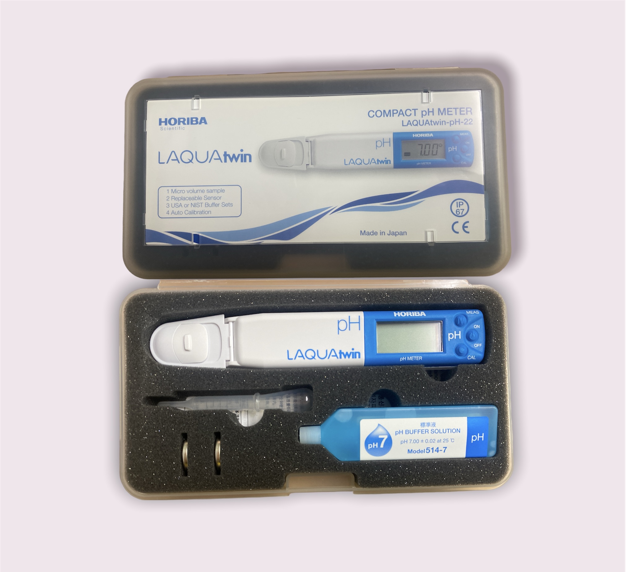 pH Meter pH 7+- 0.02 C at 25 C -Horiba Japan