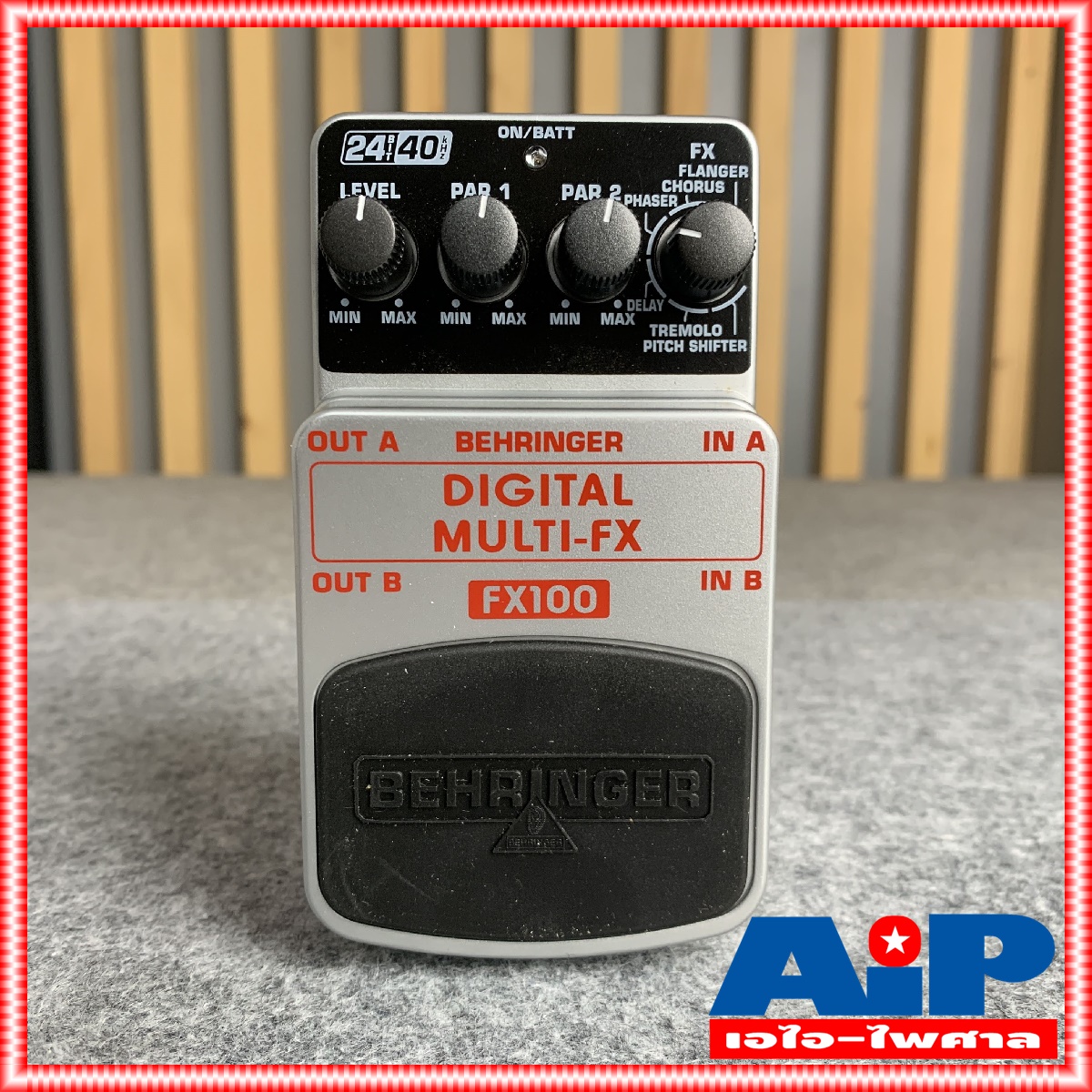 BEHRINGER FX100 เอฟเฟคกีต้าร์ Digital Multi-Effect Pedal FX-100 FX 100 เอไอ-ไพศาล +++
