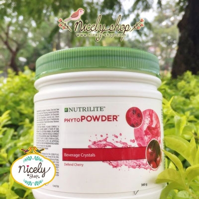 นิวทริไลท์ ไฟโตพาวเดอร์รสเชอรี่ ผสมกับเครื่องดื่มได้อีกหลากหลายชนิด (360g)