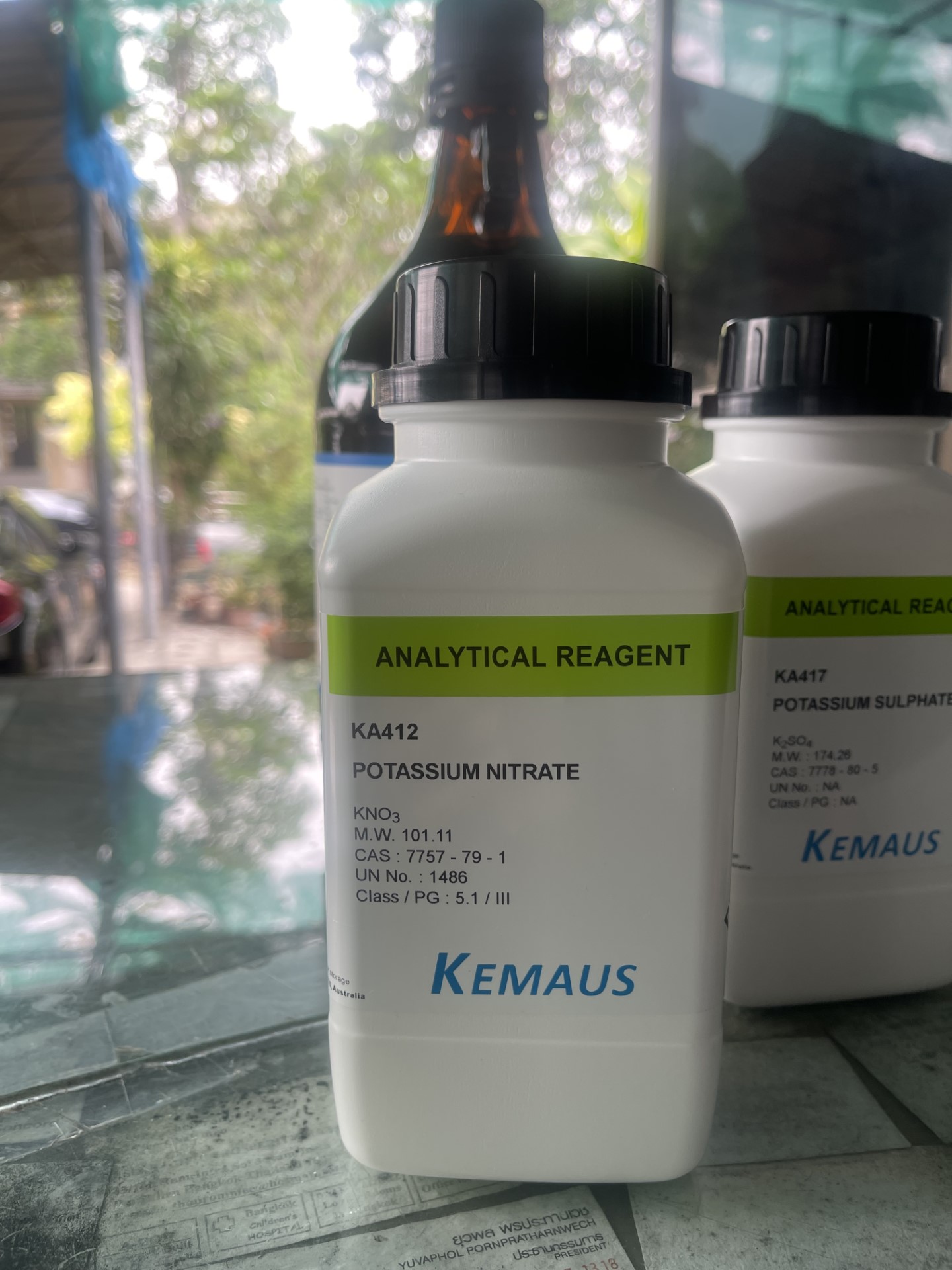 Potassium Nitrate AR, 500 g -Kemaus