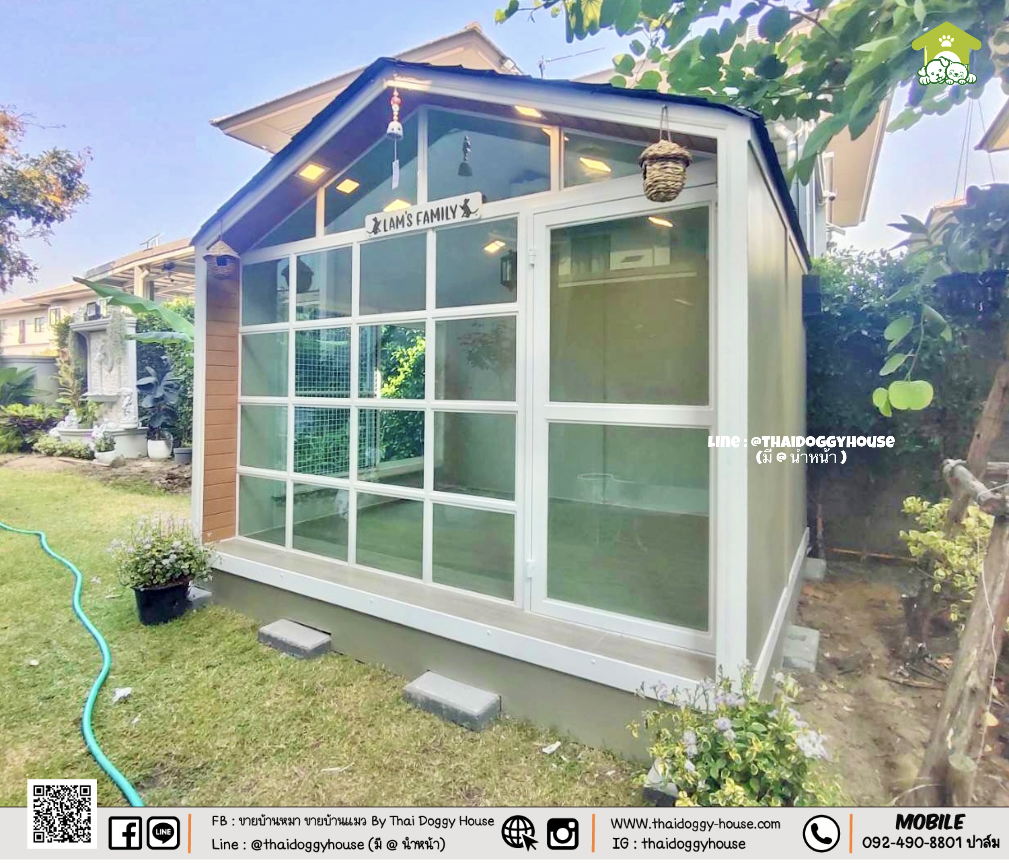 บ้านหมา บ้านแมว บ้านสัตว์เลี้ยง 𝐓𝐡𝐚𝐢 𝐝𝐨𝐠𝐠𝐲 𝐡𝐨𝐮𝐬𝐞 𝐍𝐨𝐫𝐝𝐢𝐜 𝐒𝐭𝐲𝐥e