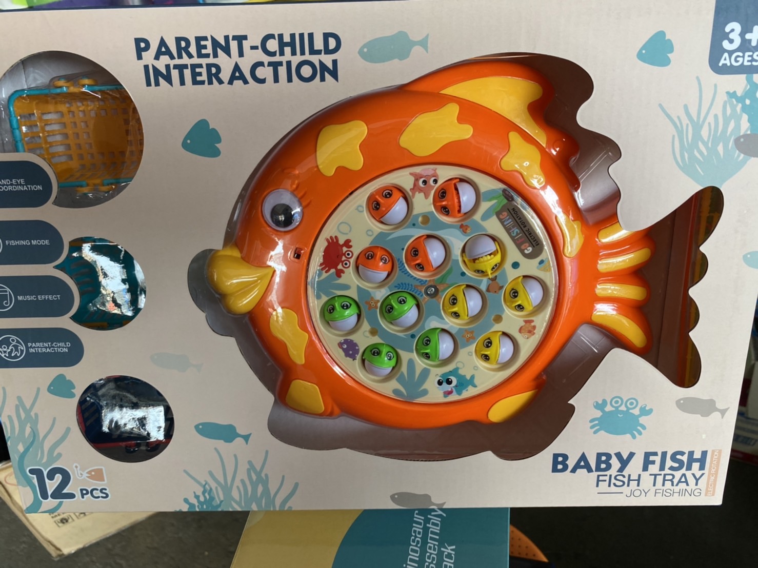 7722B ของเล่นเด็กเกมส์ตกปลาใส่ถ่าน