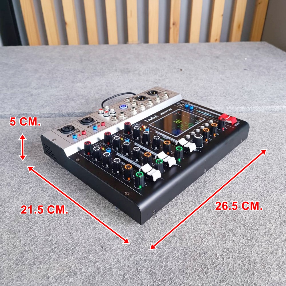 TADA MM-4 PLUS MIXER มิกเซอร์อนาล็อก 4 ช่อง เอฟเฟคแท้ มิกเซอร์ขนาดเล็ก ธาดา MM 4 PLUS MM4 PLUS ta da เอไอ-ไพศาล