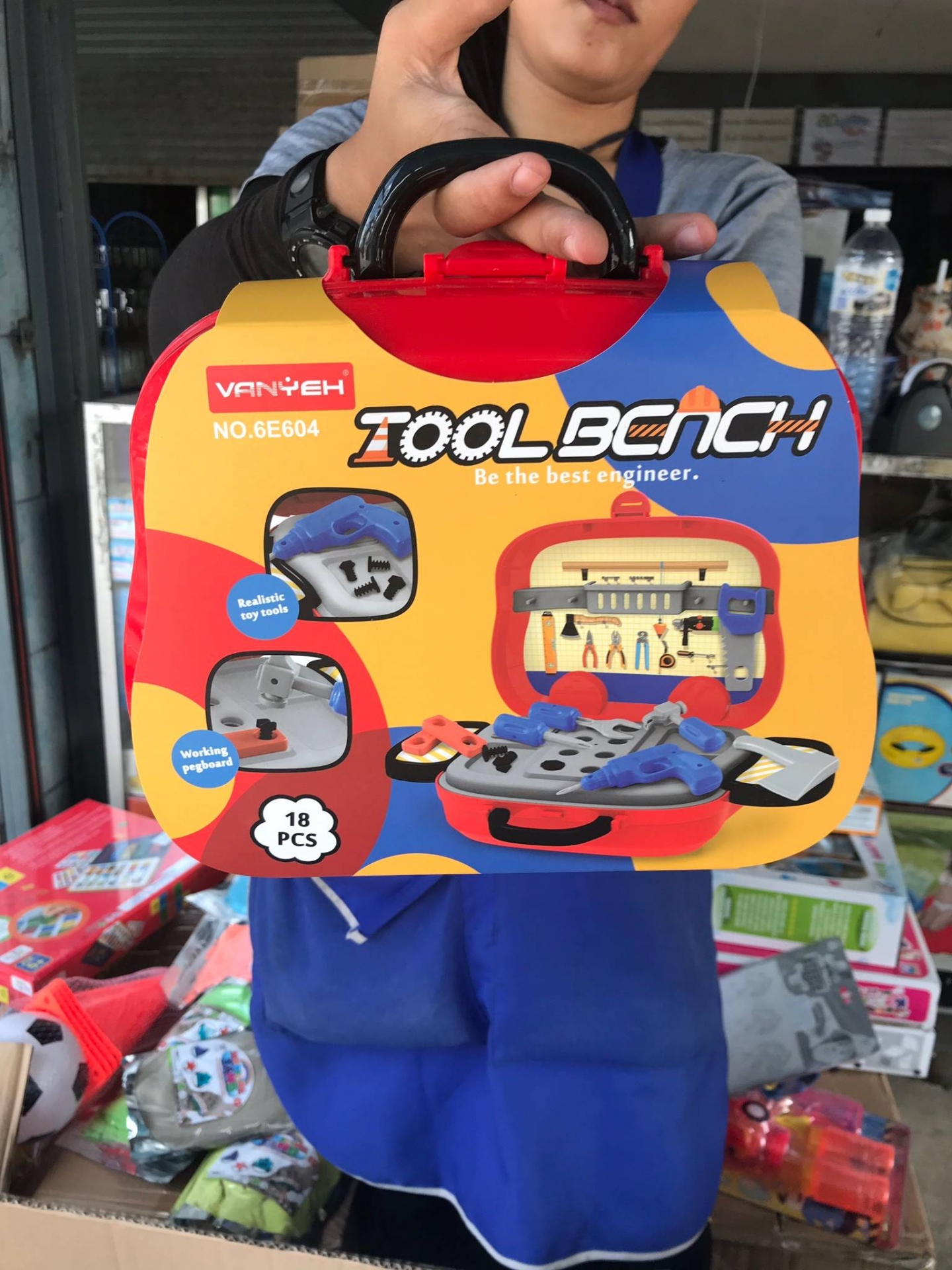 6E604 ของเล่นเด็กชุดช่างกระเป๋า ชิ้นละ