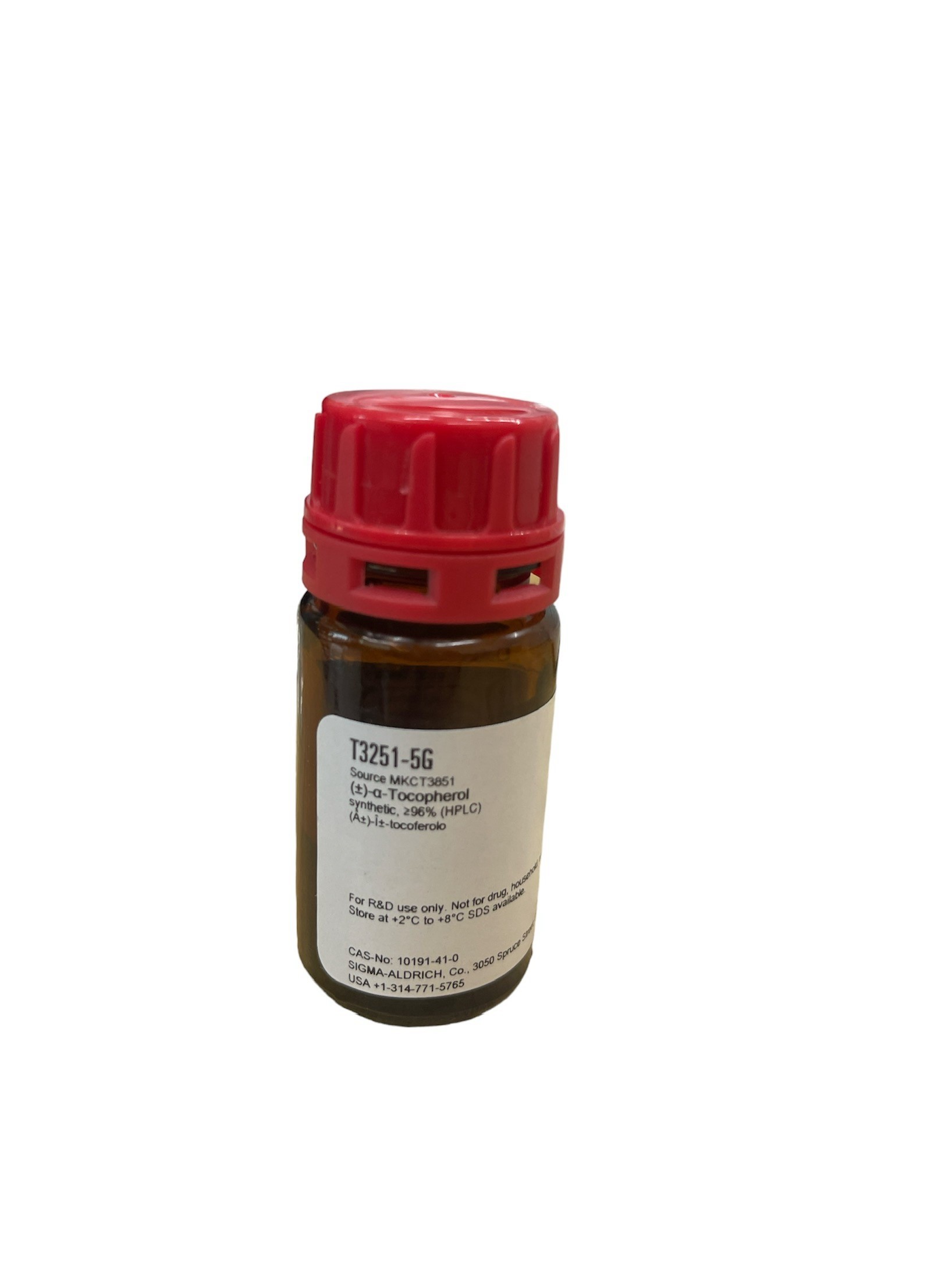 (±)-α-Tocopherol synthetic, ≥96% (HPLC), 5 g -sigma aldrich