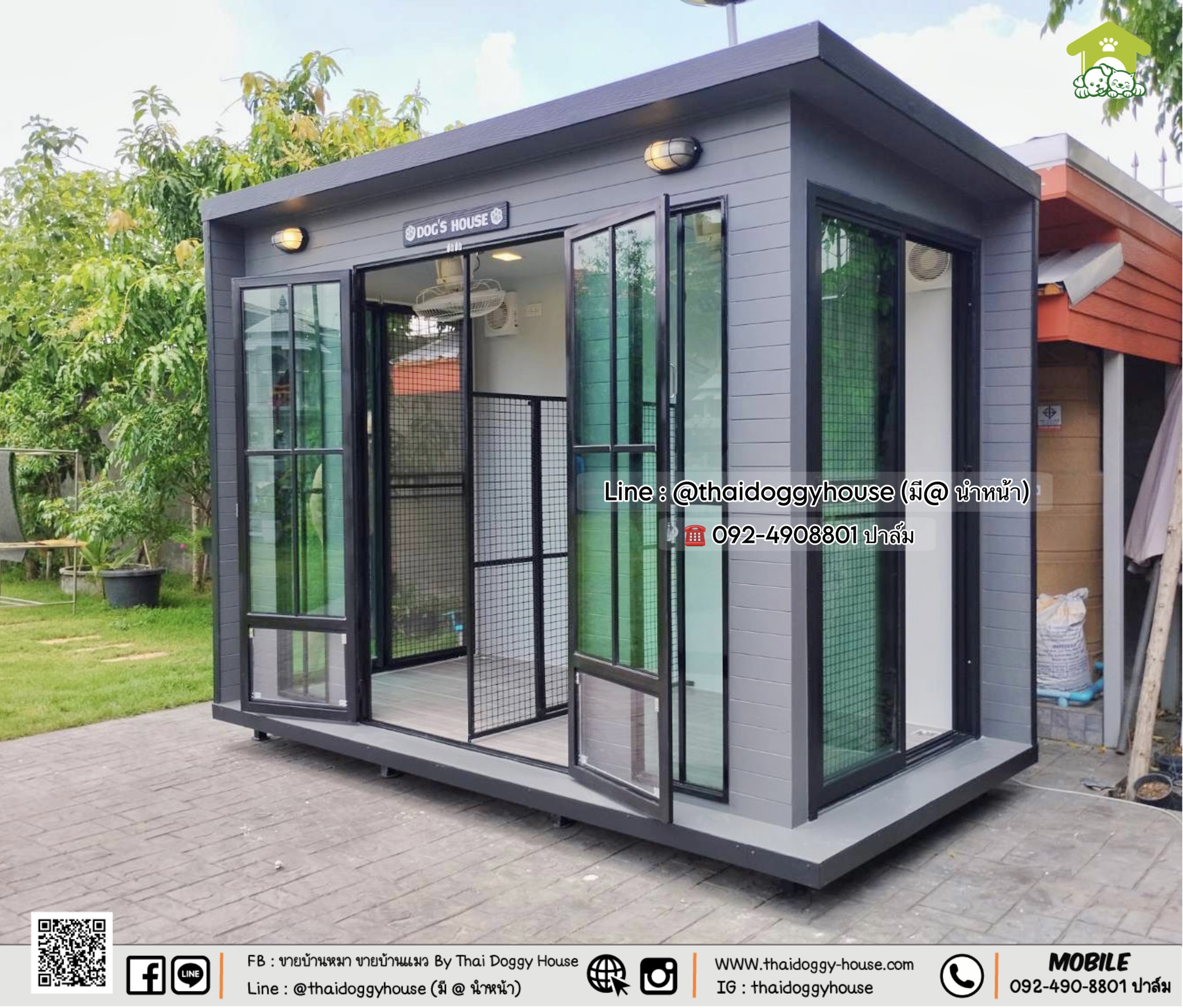 🏡⛅️ บ้านหมา บ้านแมว 𝐓𝐡𝐚𝐢 𝐝𝐨𝐠𝐠𝐲 𝐡𝐨𝐮𝐬𝗲 𝐁𝐎𝐗 𝐒𝐓𝐘𝐋𝐄 "