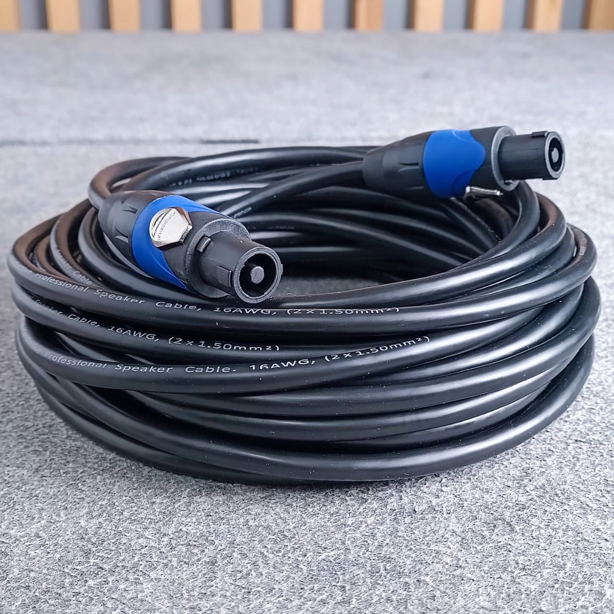 15เมตร สายลำโพงCM 1.5mm+SPEAKONอย่างดี สายลำโพง สายสเปคคอนหัวท้าย สายลำโพงสำเร็จรูป เอไอ-ไพศาล