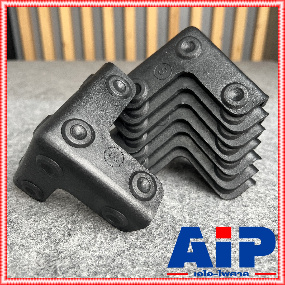 1อัน มุมตู้ลำโพงสามเหลี่ยมใหญ่ แบบหนา (S) มุมตู้ ลำโพง มุมตู้ทรงสามเหลี่ยม พลาสติก เอไอ-ไพศาล