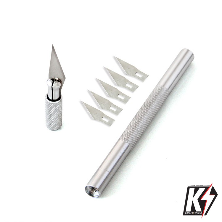 มีดอาร์ทไนท์ด้ามอลูมิเนียม มีดแกะสลัก มีดโมเดล มีดคัตเตอร์ Art knife