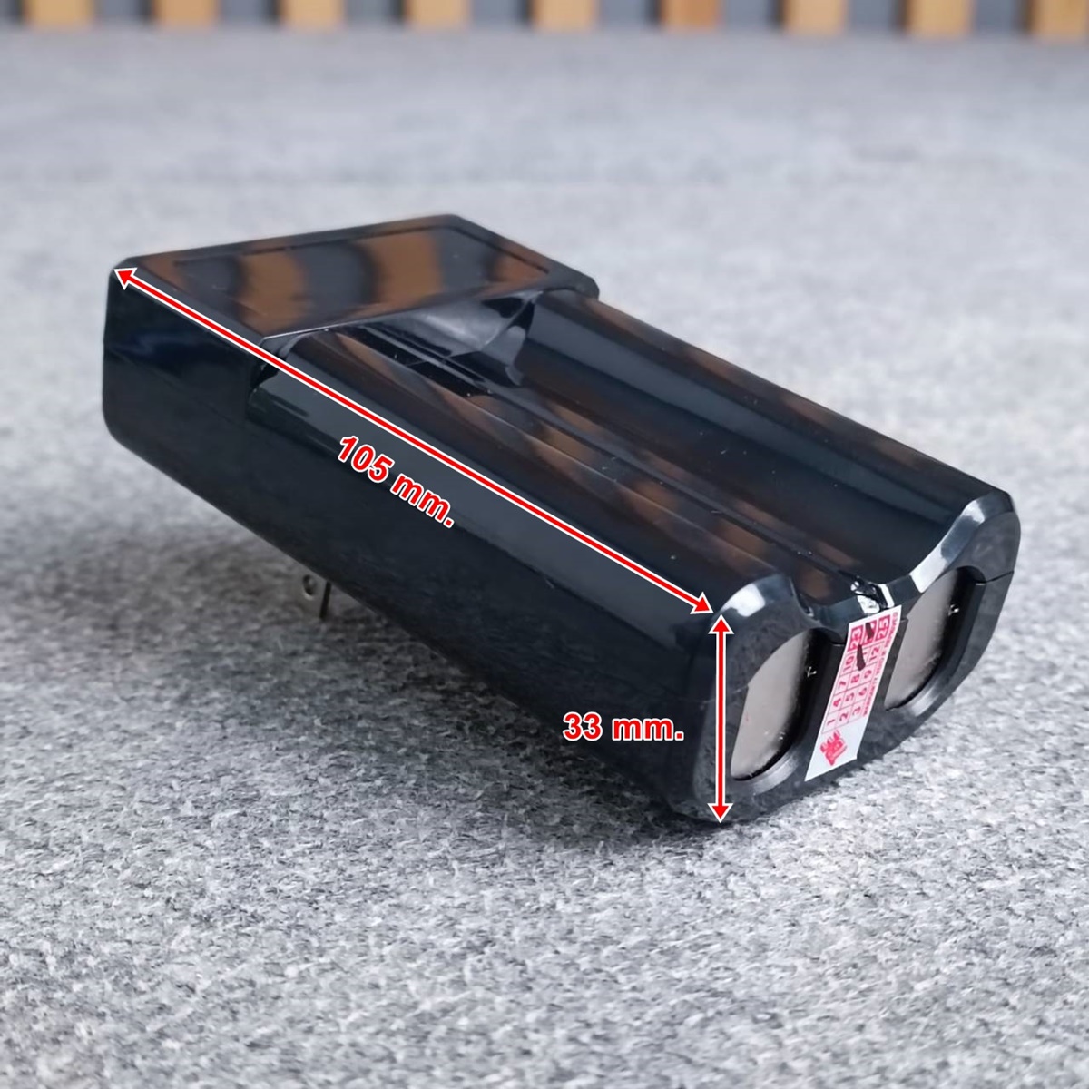 แบตโทรโข่ง DECCON MG-3007U / MG-3008B BATTERY แบตเตอรี่โทรโข่ง MG 3007U / MG 3008B แบตสำรอง เอไอ-ไพศาล