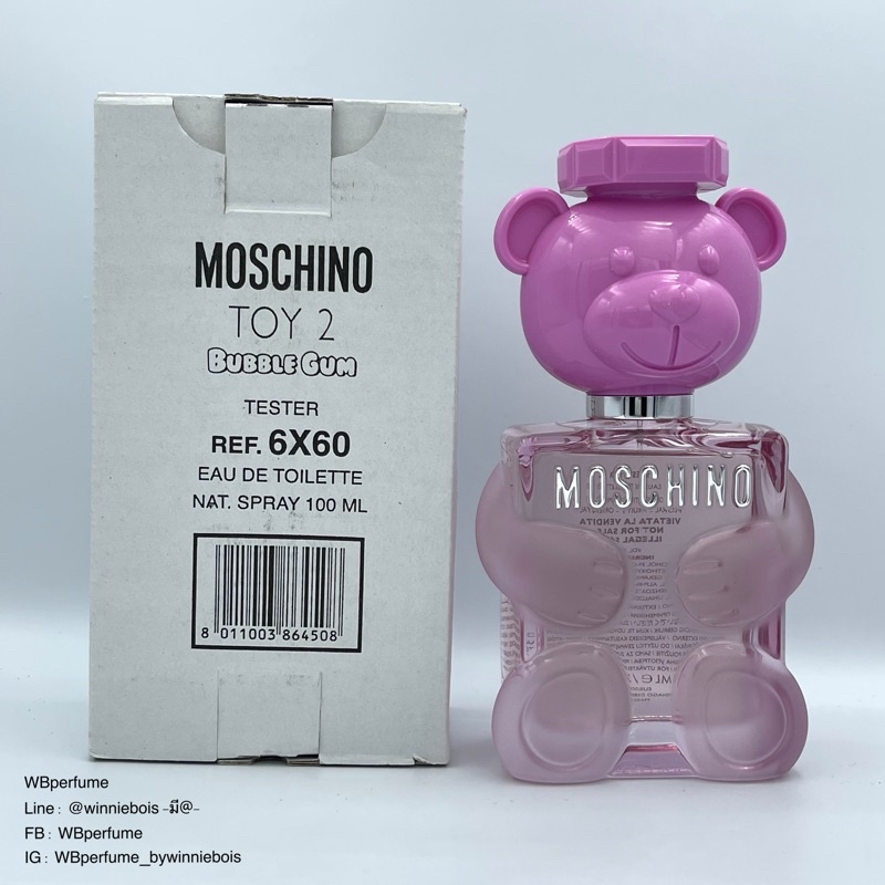 น้ำหอม แท้100% Moschino Toy 2 Bubble Gum EDT 100 ml Tester
