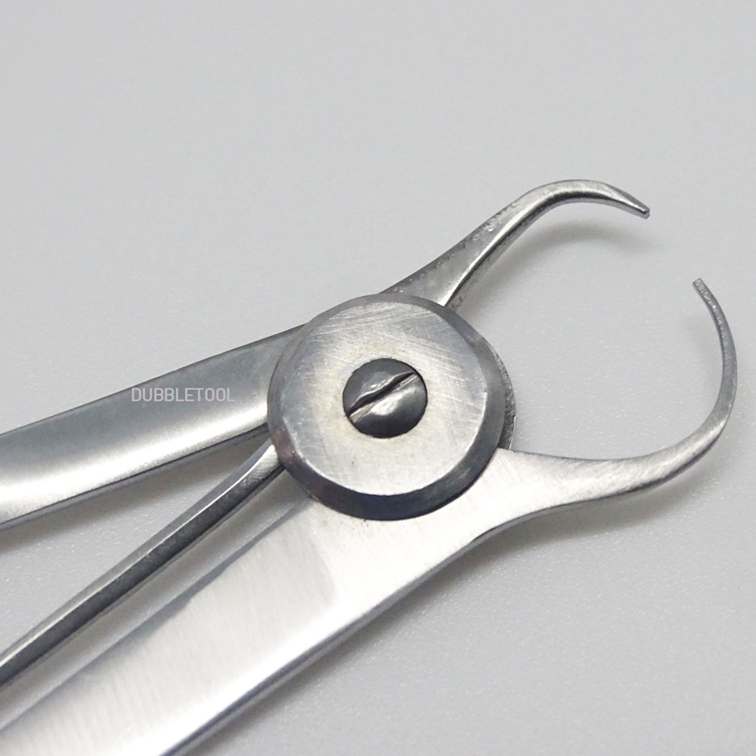 วงเวียนวัดพลอย ก้ามปูวัดขนาด 10 มิล caliper wax/metal อุปกรณ์วัดความหนาขี้ผึ้ง และโลหะ ช่วงการวัด0-10มม.