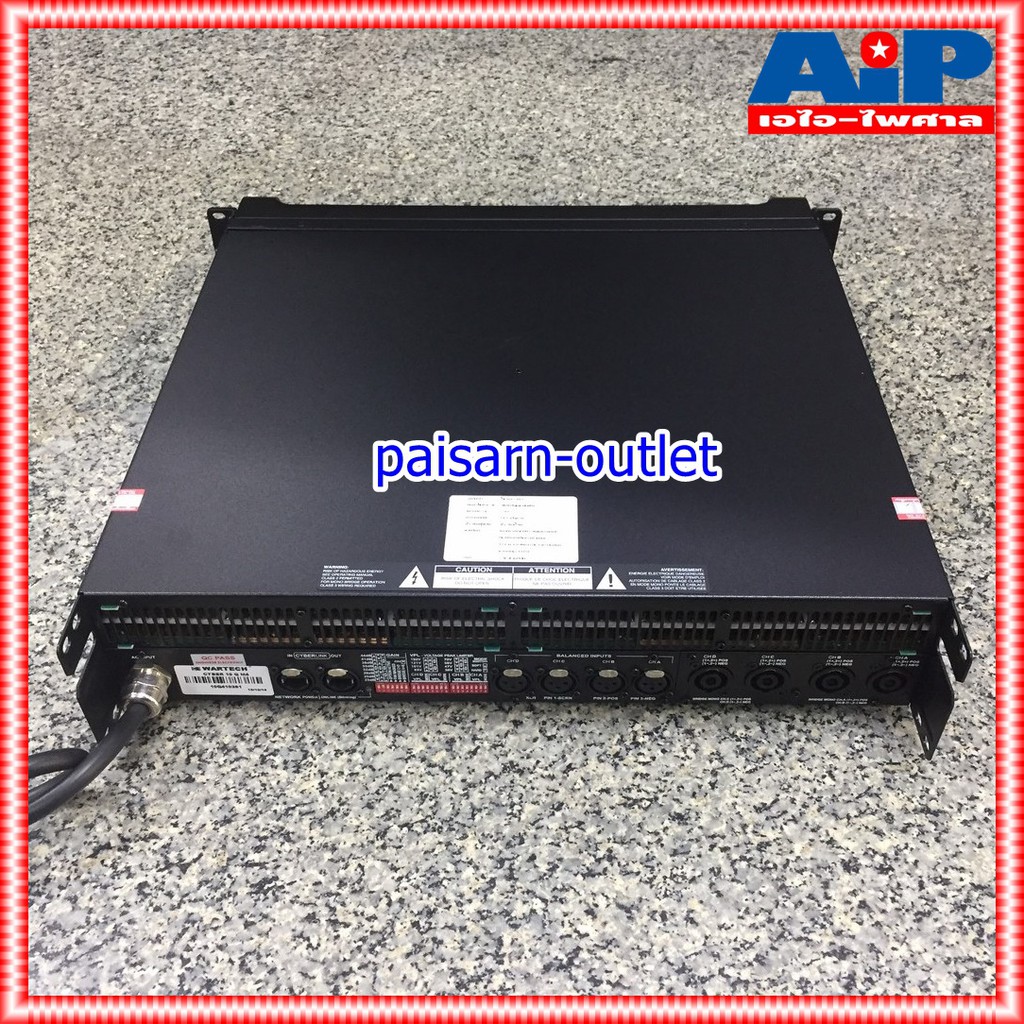 WARTECH CYBER-10Q POWER เพาเวอร์แอมป์ แอมป์ขยาย เพาเวอร์แอมป์WARTECH เครื่องเสียง เครื่องขยายเสียง CYBER 10Q เอไอ-ไพศาล