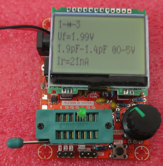 M328 ESR/LCR/MOSFET/Transistor/TRIAC/SCR/CRYSTAL/Diode/LED METER ESR TESTER