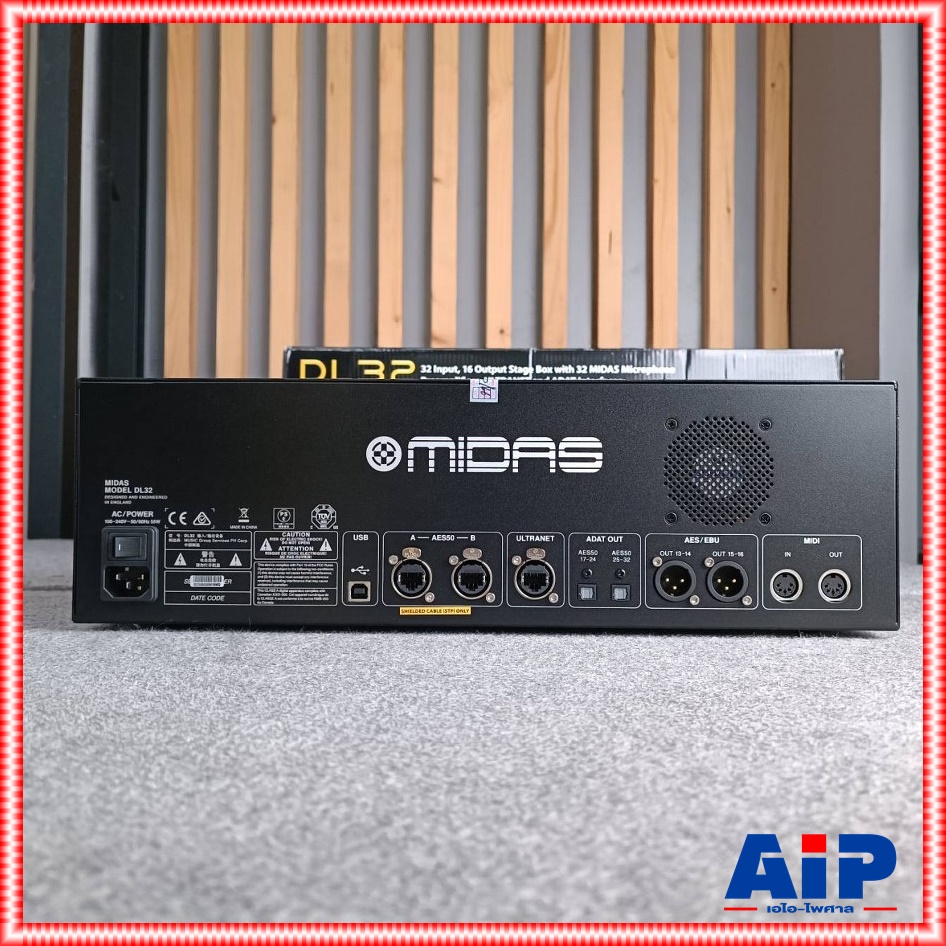 MIDAS DL32 STAGE BOX สเตจบ๊อกซ์ 32 Input 16 Output 32 Mic +++ DL 32 DL-32 เอไอ-ไพศาล
