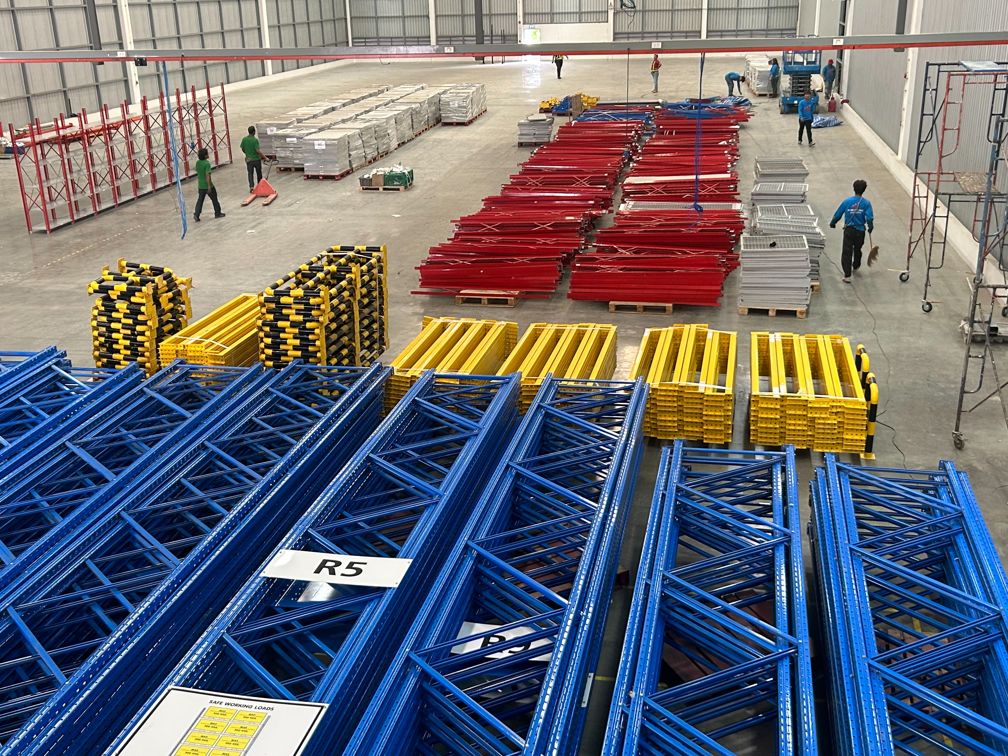 Selective rackมือสอง ขนาดลึก1050ม.ยาว2.30-2.70 สูง3.10-10.50เมตร