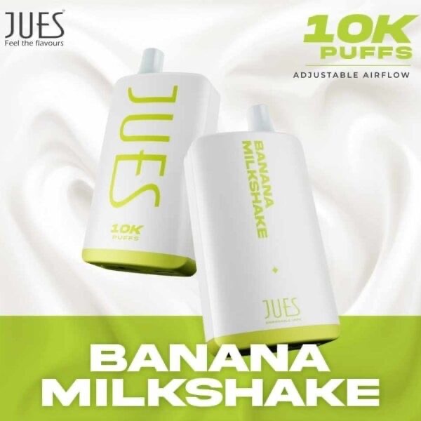 Jues Disposable 10,000puffs !! 18ml Nic3%(30mg) มี12กลิ่นให้เลือก ใช้แล้วทิ้งขาร์จได้