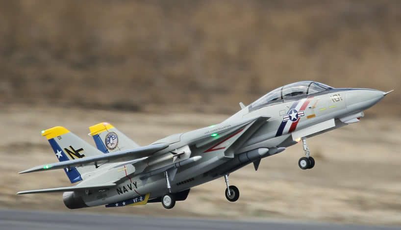 เครื่องบินไฟฟ้า ตัวลำ+ชุดไฟ Freewing F-14 Tomcat Twin 80mm EDF Jet PNP