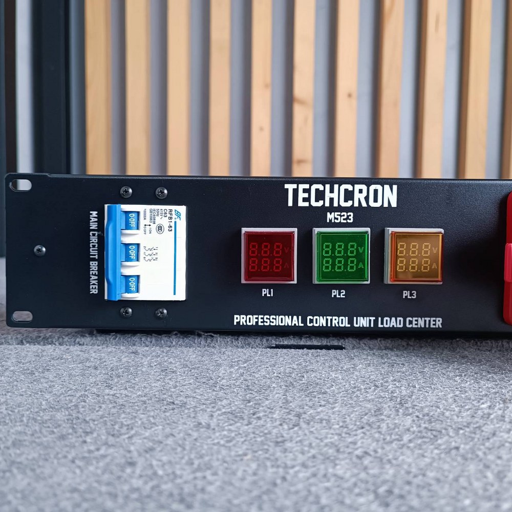 TECHCRON VERACK M523 ชุดโหลดไฟ 3เฟส ปลั๊กสีแดง ชุดโหลดจ่ายไฟ ปลั๊กโหลด3เฟส เพาเวอร์ปลั๊ก VERACK M-523 VERACKM523 เอไอ-ไพศาล