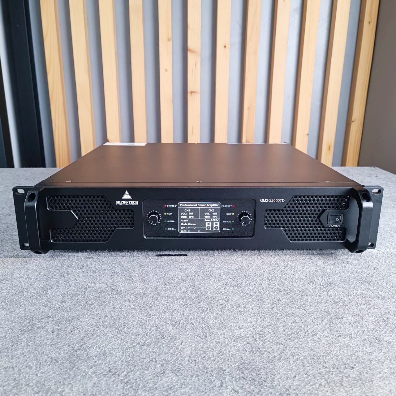 MICROTECH GM2-22000TD POWERAMP เพาเวอร์ แอมป์ ไมโครเทค รุ่น GM2 22000TD คลาส TD GM222000TD เอไอ-ไพศาล