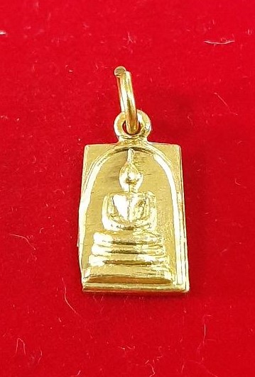 พระสมเด็จพิมพ์คะแนนจิ๋วมีหู เนื้อทองทิพย์ วัดบวรนิเวศฯ จ.กรุงเทพฯ ปี 2536 สมเด็จพระญาณสังวร สมเด็จพระสังฆราช ทรงอธิษฐานจิต
