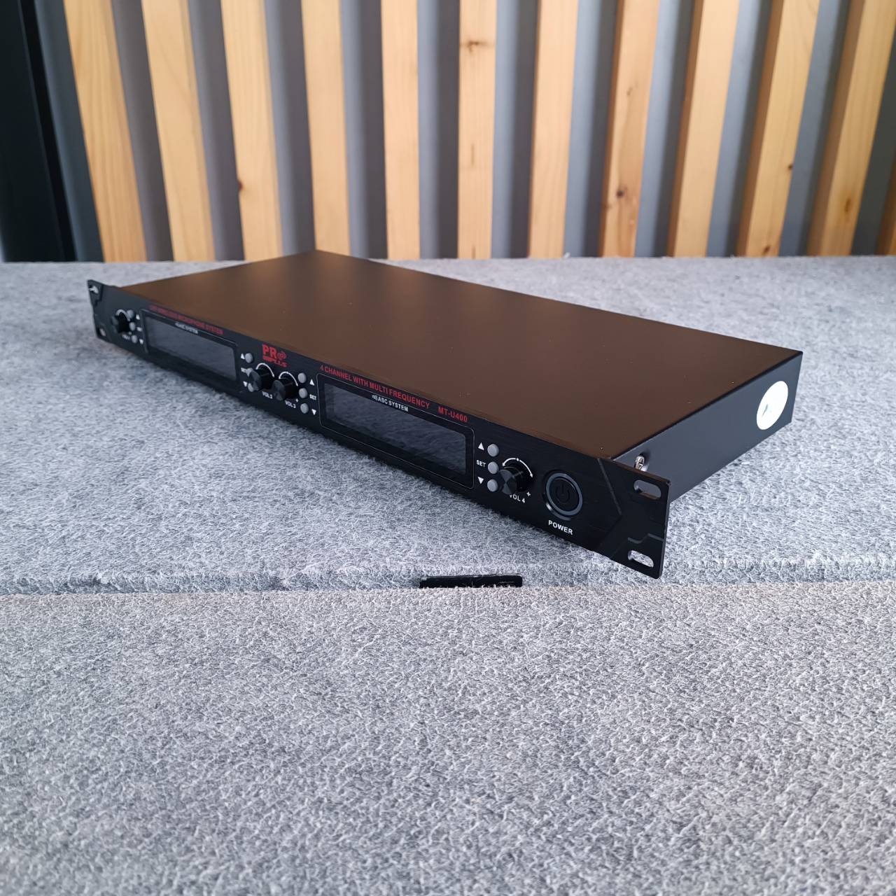 PROPLUS MT-U400 ไมค์ลอยตั้งโต๊ะ 4ตัว UHF Wireless Microphone ชุดไมค์ประชุมไร้สาย ไมค์ลอยไร้สาย โปรพลัส MT U400 MTU400 เอไอ-ไพศาล