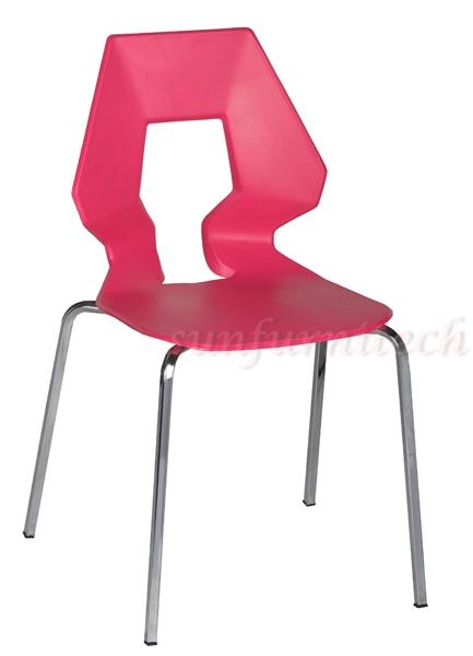 เก้าอี้อเนกประสงค์, เก้าอี้พลาสติก, เก้าอี้แฟชั่น, เก้าอี้โมเดิร์น, เก้าอี้โรงหาร, เก้าอี้ร้านอาหาร พนักพิงรูแชมเปญ VC รุ่น VC-821