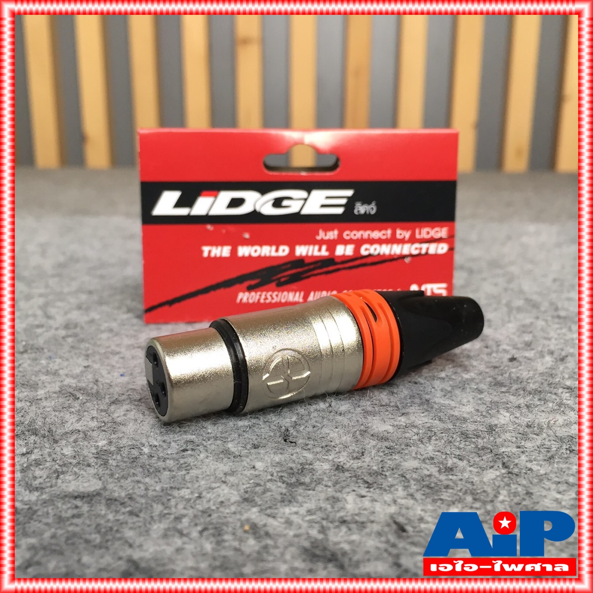 แจ๊ค XLR ตัวเมีย 3ขา LIDGE YM-001A / YM-001C มีให้เลือก 6สี ปลั๊ก XLR ตัวเมีย CANNON แคนนอน YM001A YM 001 A C