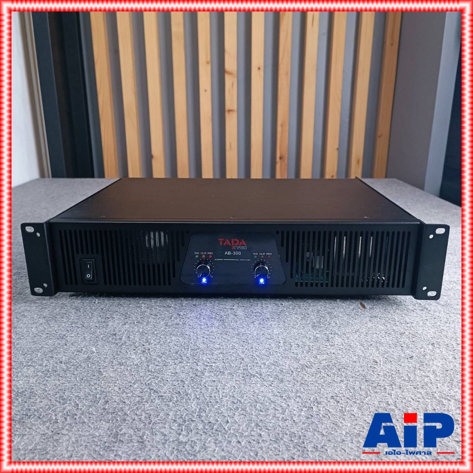 TADA AB-300 poweramp เพาเวอร์แอมป์ Class AB Power Amplifier มีครอสโอเวอร์ในตัว เครื่องขยายเสียง ธาดา รุ่น AB 300 AB300 เอไอ-ไพศาล