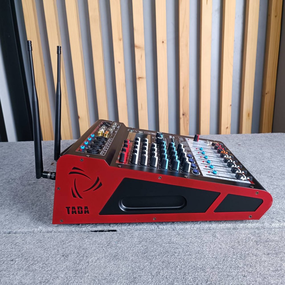 TADA SPIRIT-4 POWERMIXER พร้อม ไมค์ลอย2ตัว 350 watt EFX USB บลูทูส ธาดา มิกเซอร์อนาล็อก SPIRIT4 SPIRIT4 เอไอ-ไพศาล