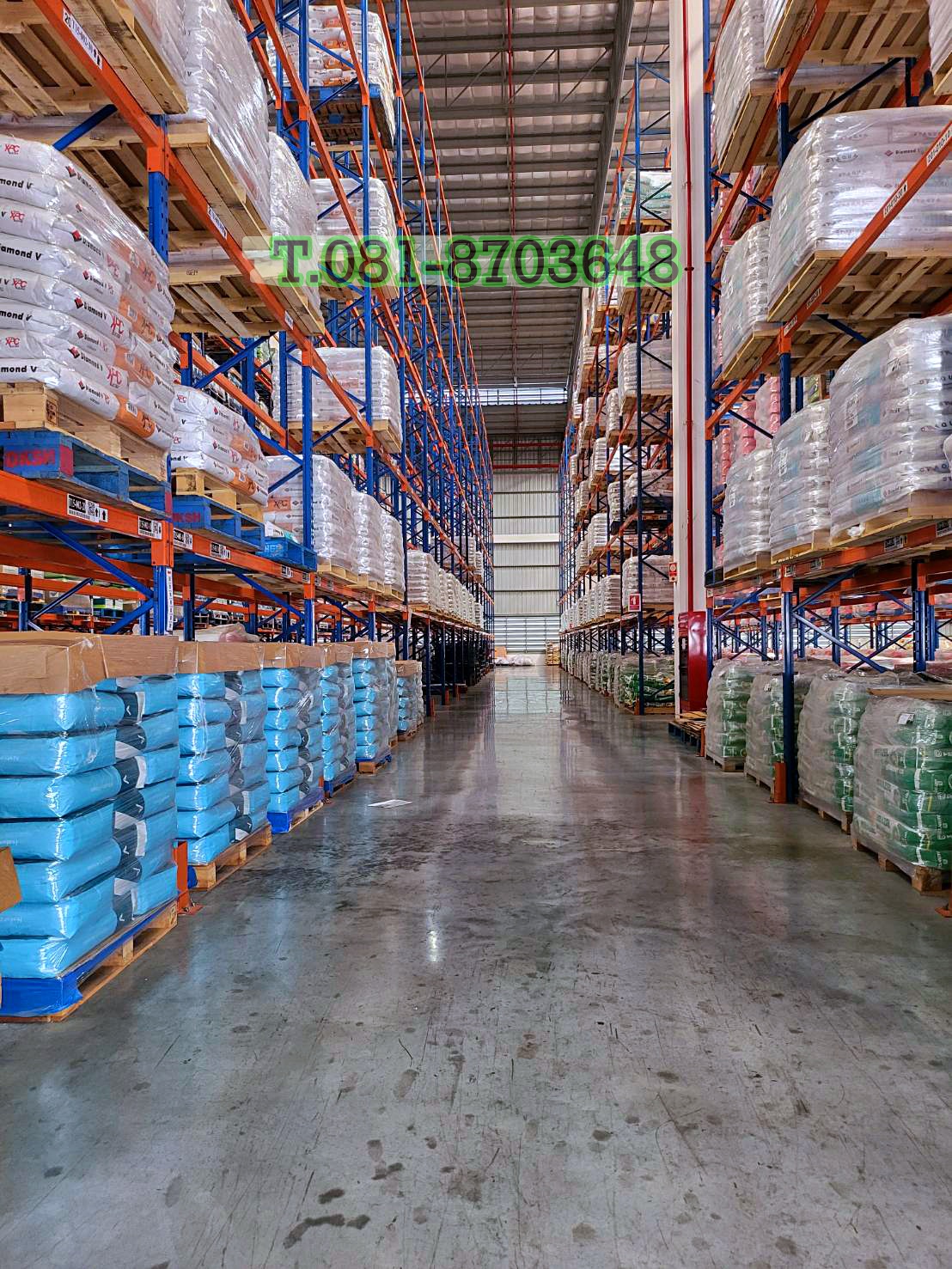 Selective rack เข้าใหม่ ขนาด 105x270x950cm รับน้ำหนักได้ชั้นละ 2000 kg