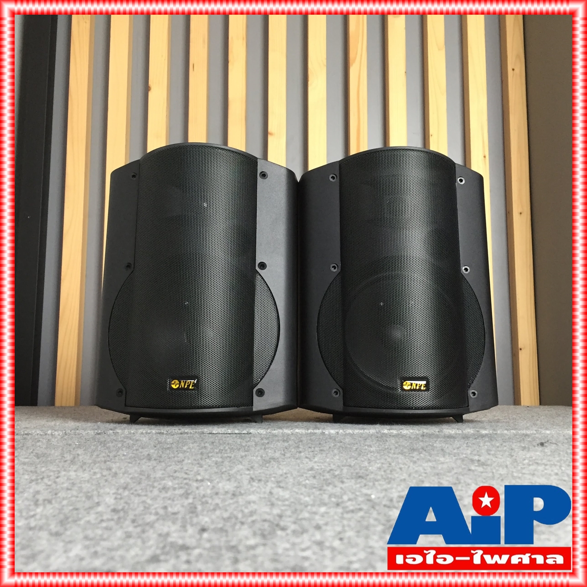 NPE V-ST602B ตู้ลำโพงพร้อมขาแขวน (ราคาต่อ1คู่ 2ใบ) ลำโพงแขวน v st 602 b ลำโพงแขวน ลำโพงติดผนัง ตู้ลำโพง 6 นิ้ว ตู้ลำโพงแขวน