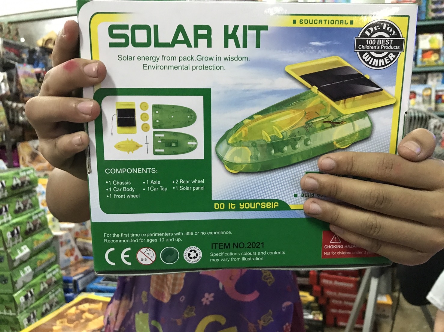 20210 ของเล่นเด็กเกมส์ยานอวกาศโซล่าเซล