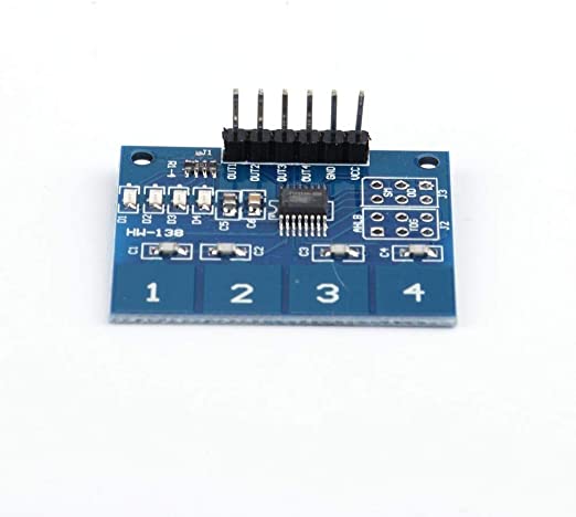 TTP224 4-Channel Digital Capacitive Switch Touch Sensor Module