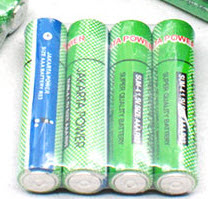 AAA carbon battery, dry battery No.7 (4pcs)