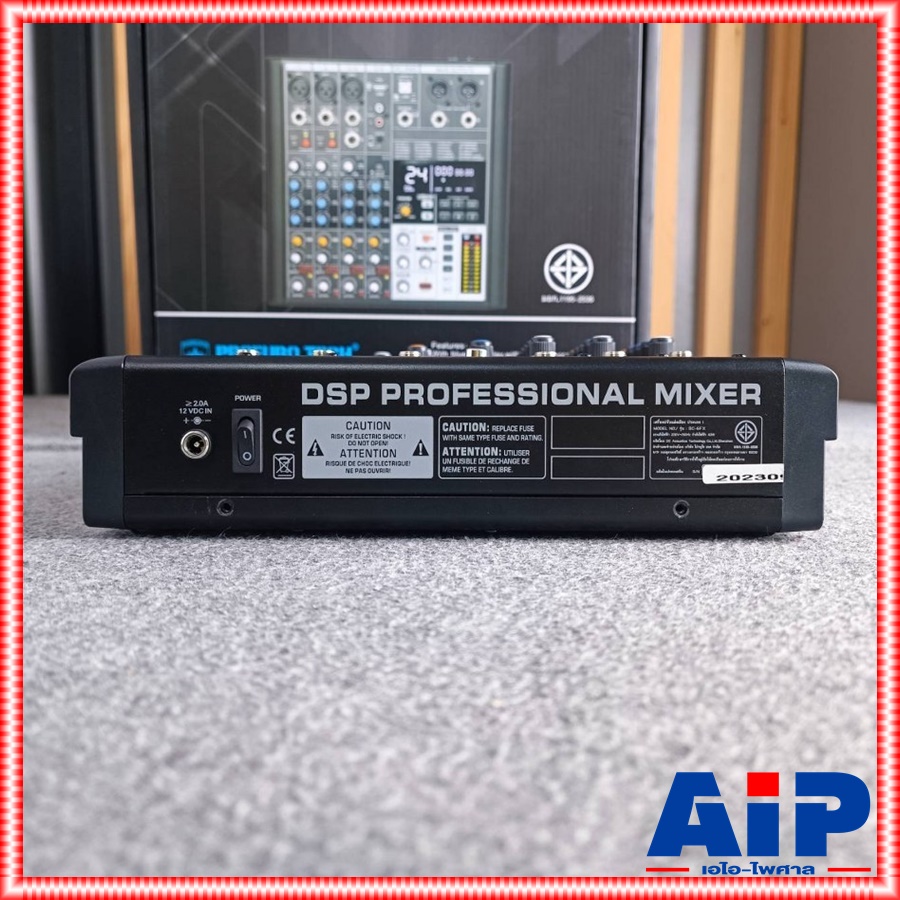 PROEUROTECH SC-6FX MIXER มิกเซอร์ 6 แชนแนล มี Bluetooth/USB 24 DSP มิกซ์ มิกเซอร์ เครื่องเสียง เครื่องปรับแต่งเสียง โปรยูโร่เทค รุ่น SC 6FX SC6FX เอไอ-ไพศาล