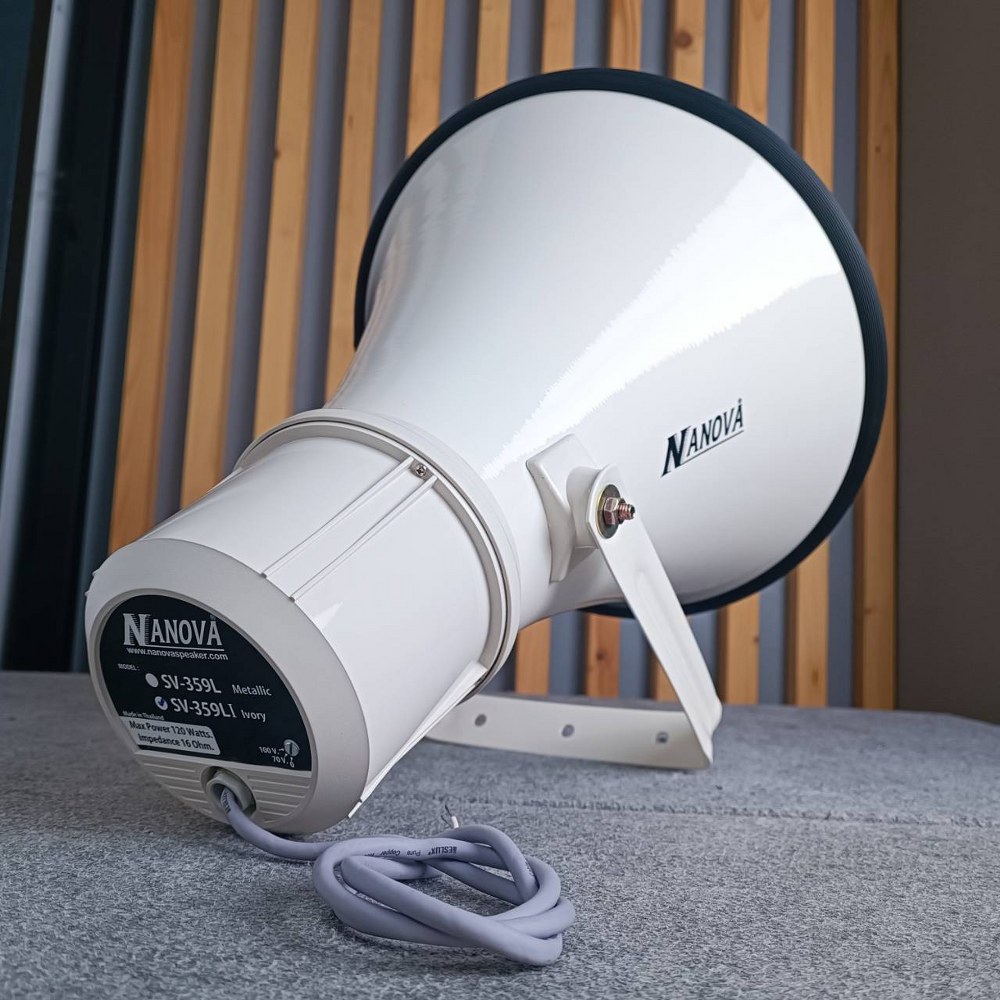 *ส่งกล่องละ1ปาก* NANOVA SV-359 LI สีงา ปากฮอร์น พร้อมยูนิต มี LINE ลำโพงฮอร์น ปากฮอร์น+ยูนิต มีลายน์ รุ่น SV 359 LI SV359LI เอไอ- ไพศาล