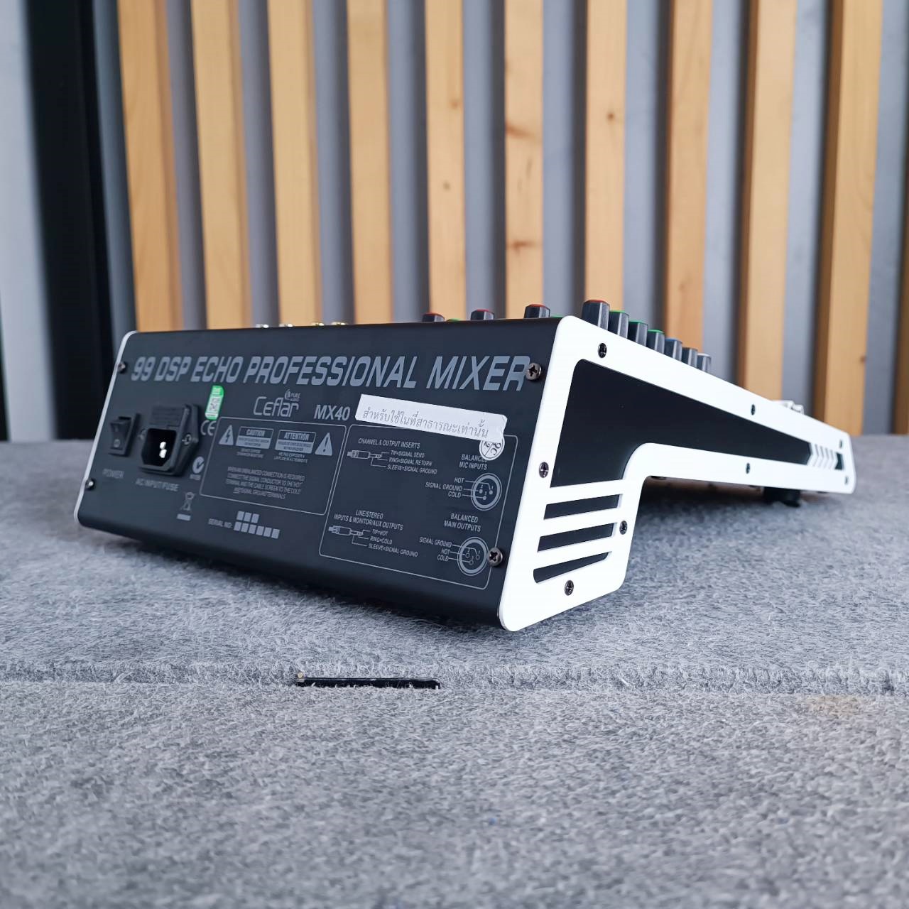 Ceflar MX-40 MIXER มิกซ์เซอร์ บูลทูธ 4 CH เครื่องปรับแต่งเสียง มิกเซอร์อนาล็อก MX 40 MX40 เอไอ-ไพศาล