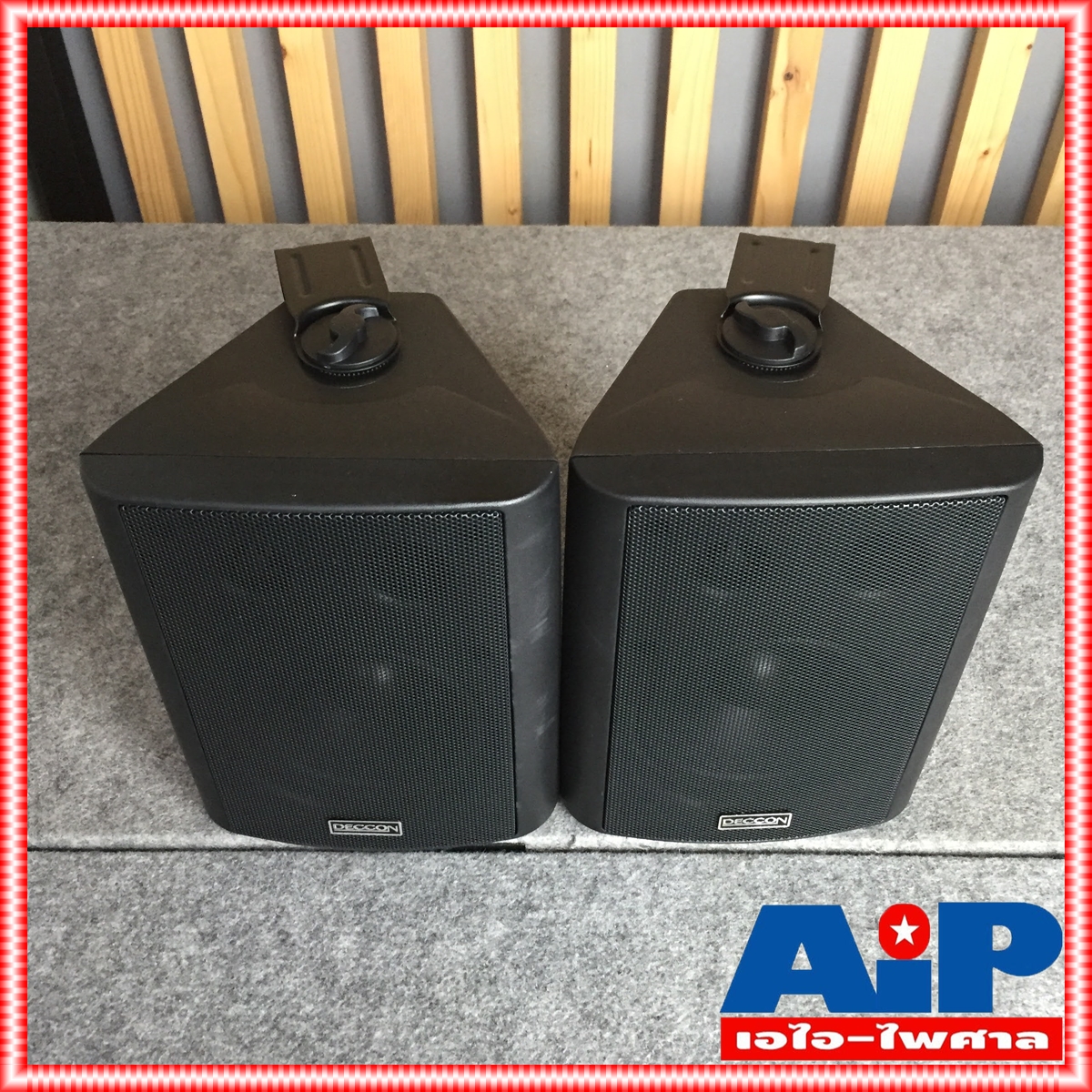 1คู่ ตู้ลำโพง 5นิ้ว พร้อมขาแขวนผนัง DECCON SOON 5V มีLINE ตู้ ลำโพง 5นิ้ว ตู้ลำโพงแขวน ตู้แขวน ติดผนัง เอไอ-ไพศาล