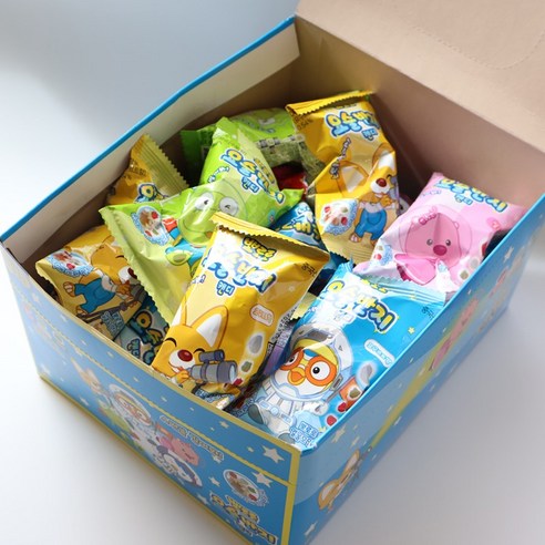 โปโรโร่ ริงแคนดี้ แหวนลูกอม ขายยกกล่อง 30 ชิ้น Pororo ring candy 30 pcs./1box 뽀로로 요슬반지 캔디