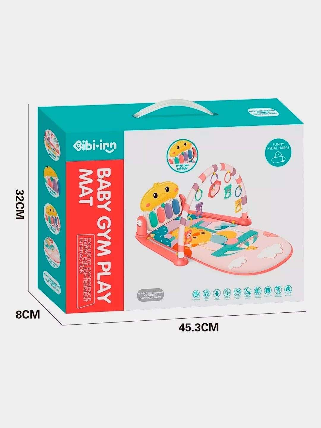 698-94 โมบายผ้า เพลยิมเปียนโน เพลยิมเด็ก ที่นอนเด็กพร้อมโมบายเสียงดนตรี ปลีกชิ้นละ