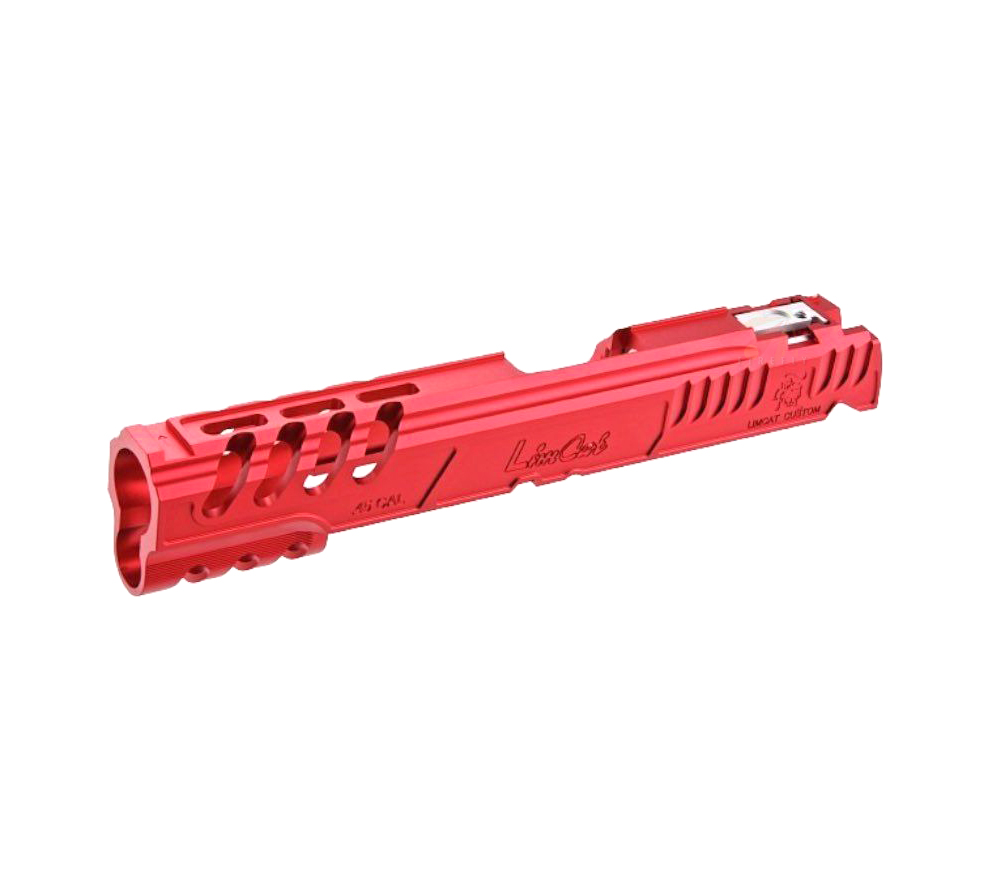 5KU LIMCAT SPEED CAT ALUMINUM SLIDE FOR TOKYO MARUI HI CAPA / 1911 GBB SERIES - RED