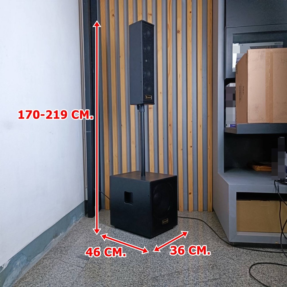 SOUNDBEST SUB-CL12 ชุด ตู้ลำโพง คอลัมน์ ตู้ลำโพงACTIVE Column Speakers SUB CL12 SUBCL12 เอไอ-ไพศาล