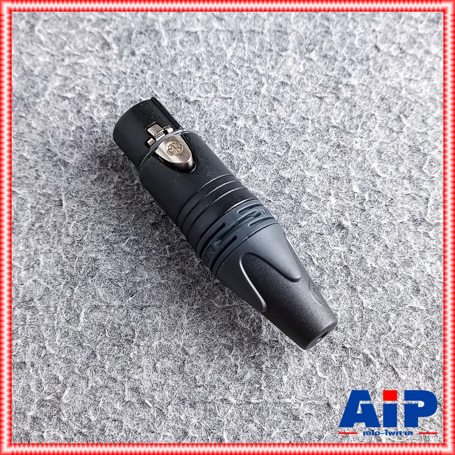 ตัวสีดำ 1ตัว NEUTRIK ของแท้ NC-3FXX-B สีดำ CANNON XLR ตัวเมีย NC3FXX NC-3FXX B แคนนอนตัวเมีย สำหรับเข้าหัว สายสัญญาณ NC 3 FXX เอไอ-ไพศาล