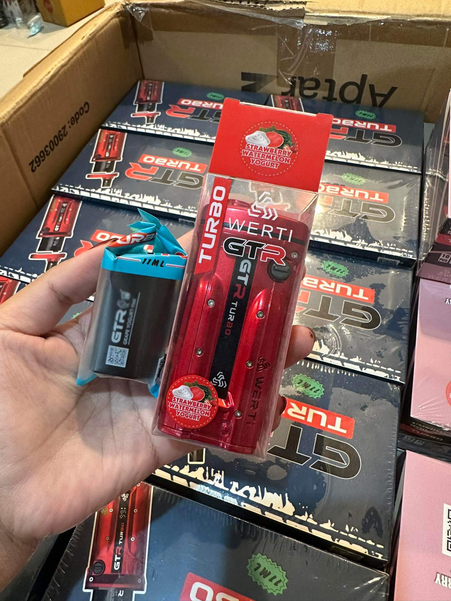 GTRTURBO 12000 PUFFS แบบเปลี่ยนหัวน้ำยา **เครื่องพร้อมหัว