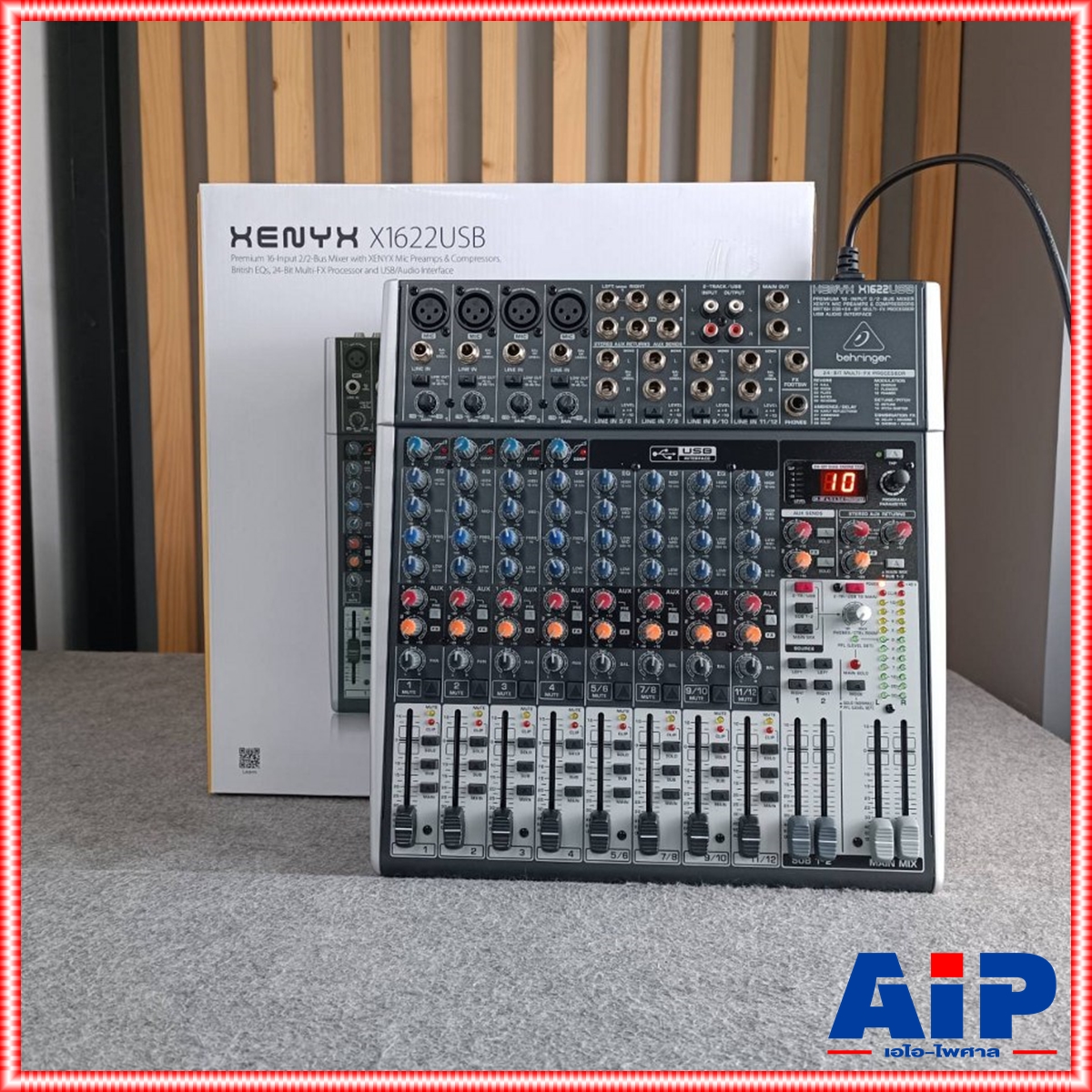 BEHRINGER XENYX-X1622USB mixer BEHRINGER XENYX X1622FX Mixer เครื่องผสมสัญญาณเสียง มิกเซอร์ แบบอนาล็อค Behringer Xenyx XX1622FX +++ เอไอ-ไพศาล