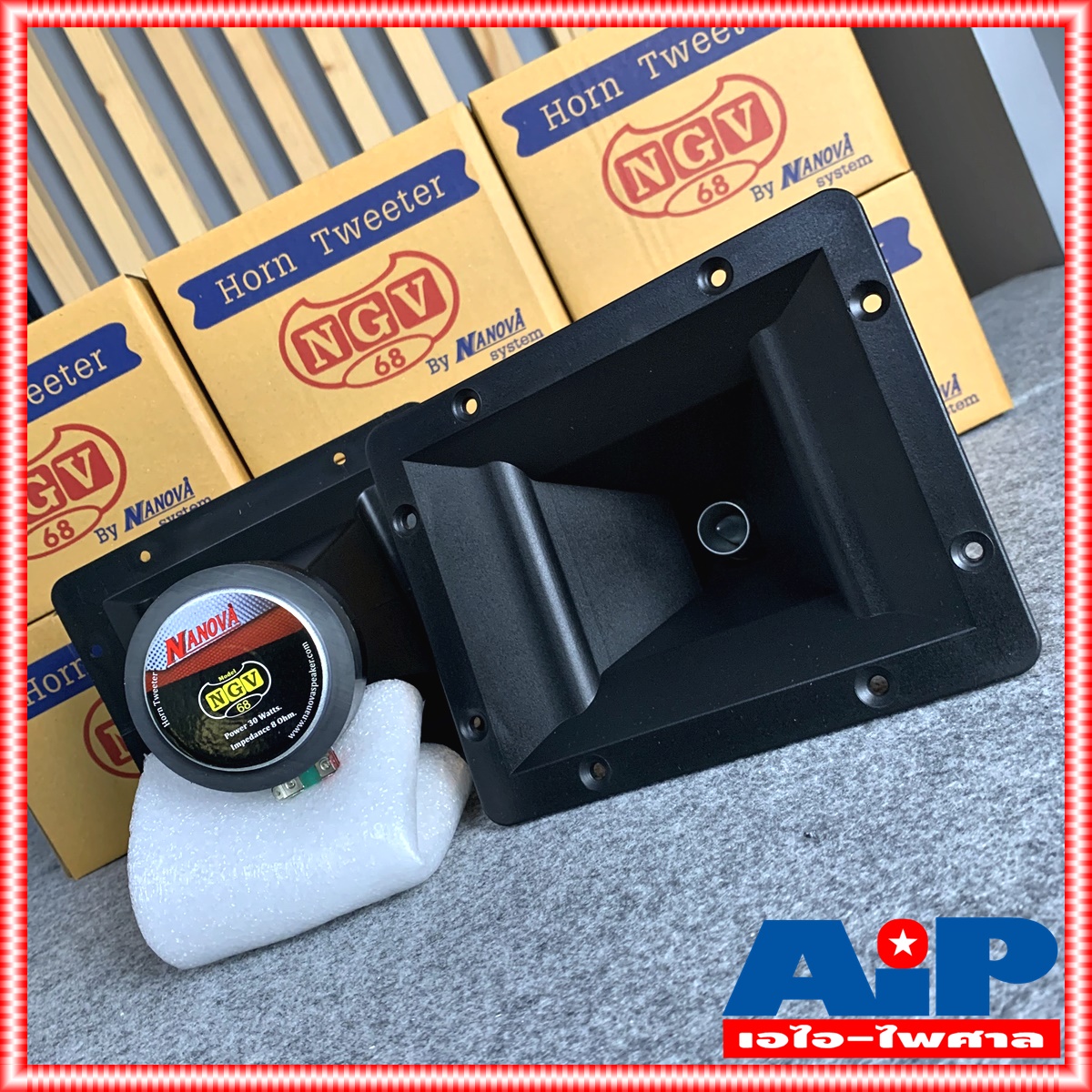 1ดอก NANOVA NGV-68 ทวิตเตอร์ปากเป็ด 6x8 นิ้ว ลำโพงเเหลม Horn Tweeter ปากเป็ด นาโนวา NGV 68 NGV68 NA NOVA สั่งหลายตัวกดสั่งในคำสั่งซื้อเดียวได้