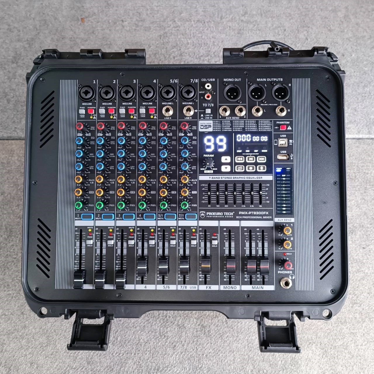 PROEUROTECH PMX-PT8300FX powermixer ทรงRACK โปร ยูโรเทค PMX PT8300FX PMXPT8300FX เอไอ-ไพศาล